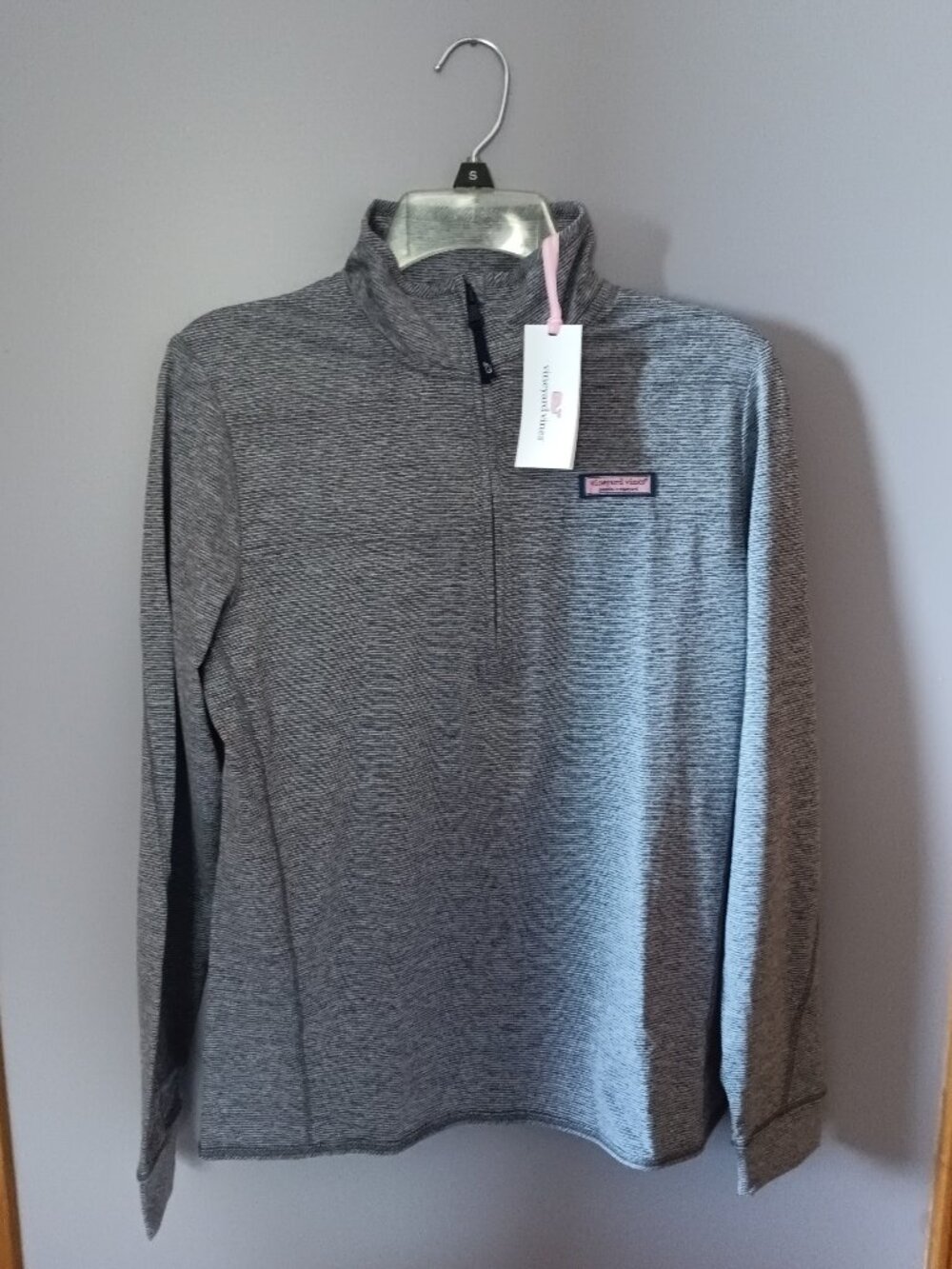New Vineyard Vines Performance Sankaty 1/4 Zip Shep Shirt®, size S